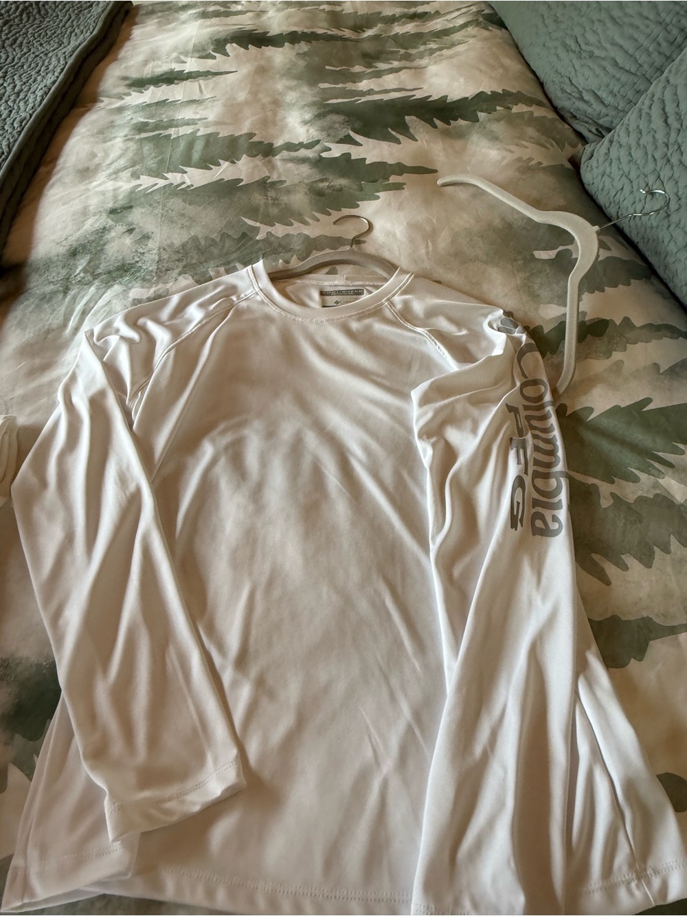 Columbia PFG Terminal Tackle Men’s Long Sleeve Sun Shirt White Medium
